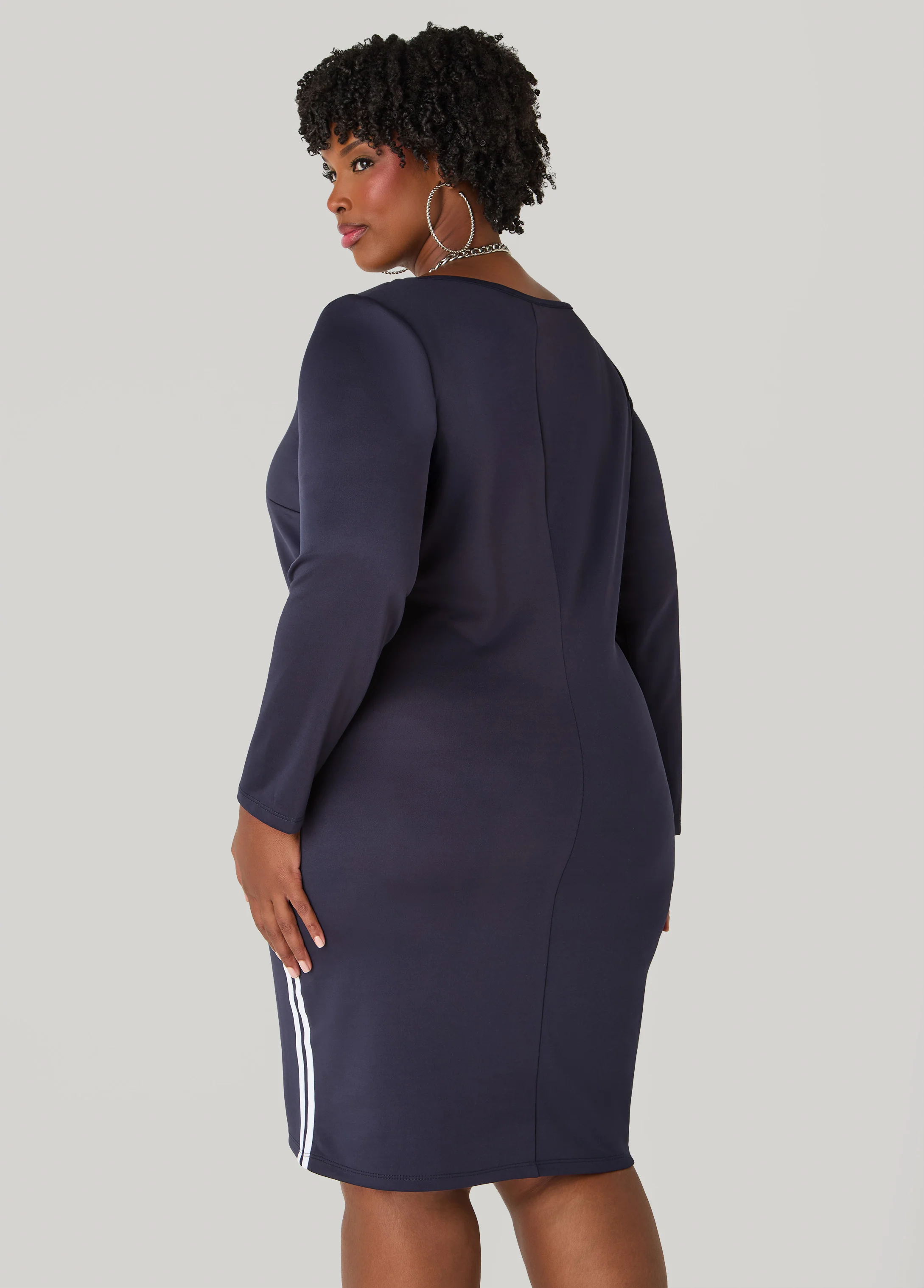 Striped Bodycon Dress - Image 14