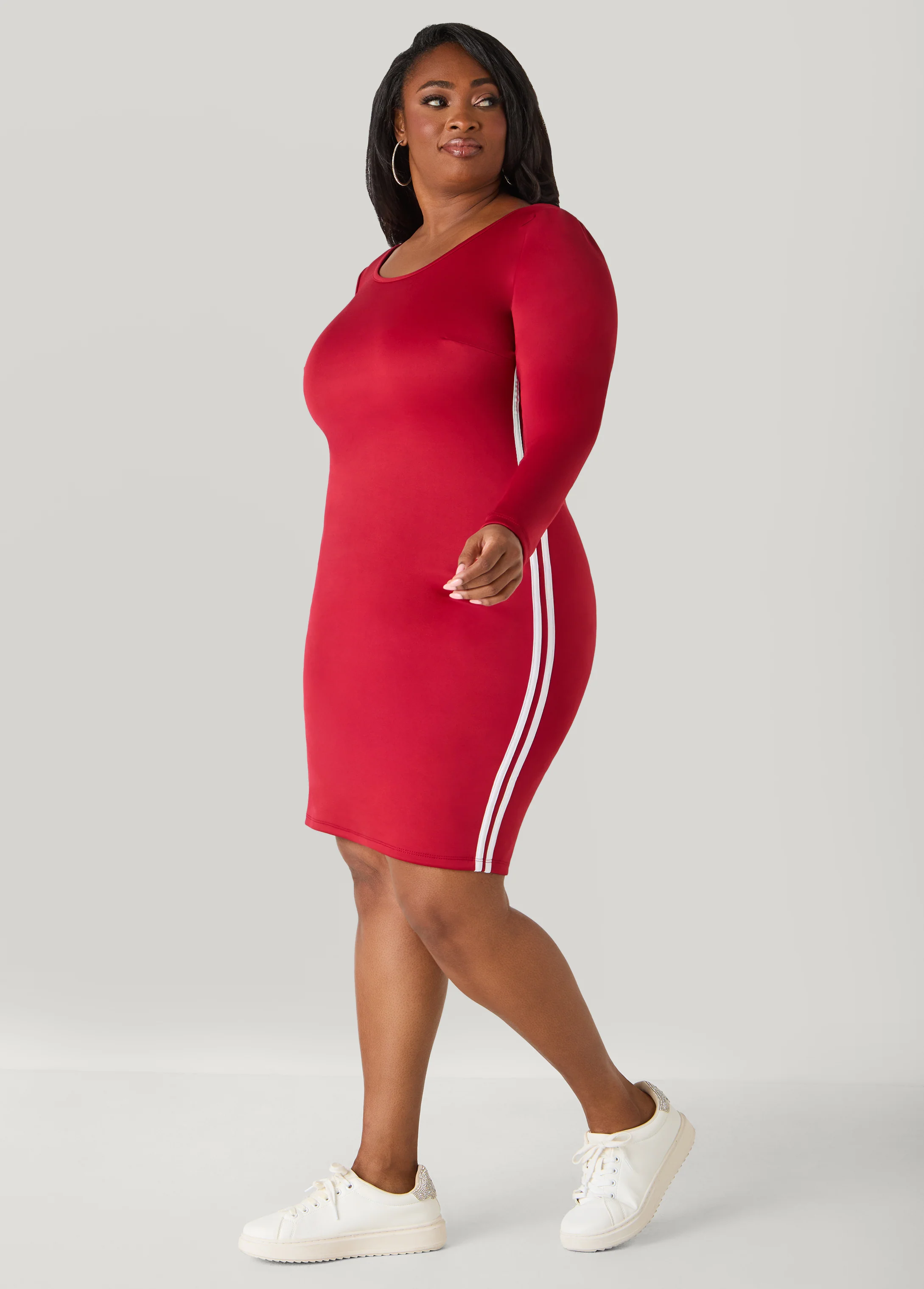 Striped Bodycon Dress - Image 5
