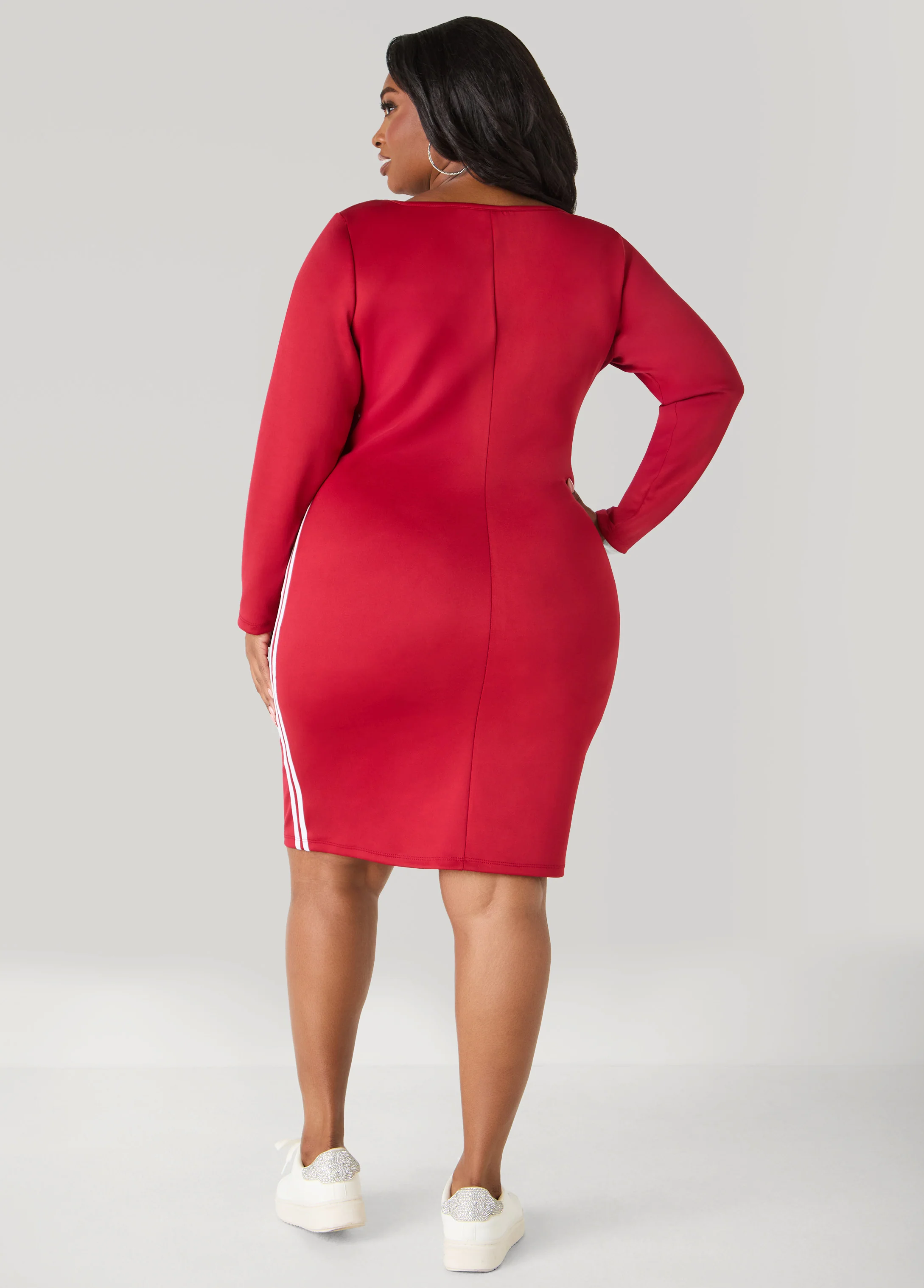 Striped Bodycon Dress - Image 6