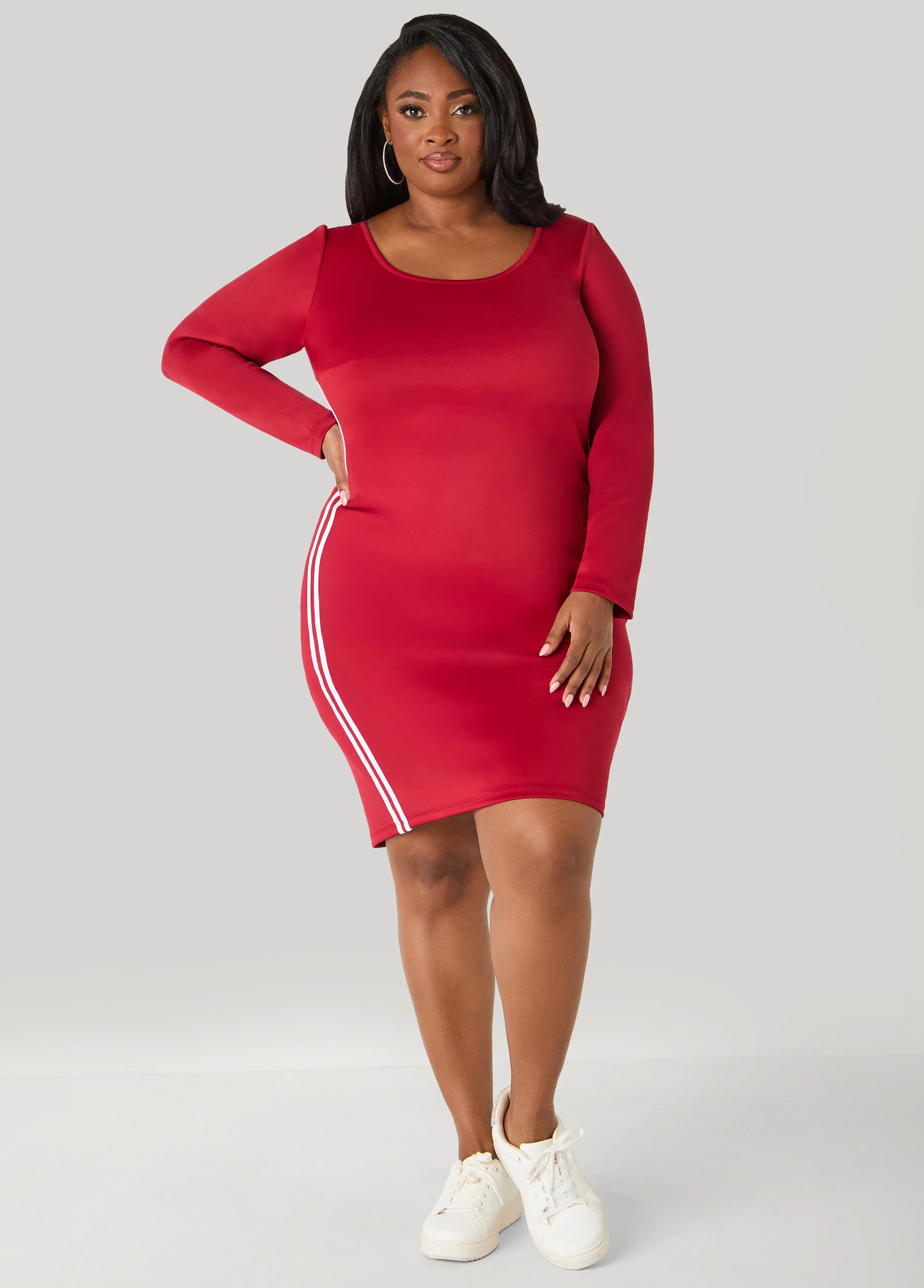 Striped Bodycon Dress - Image 8