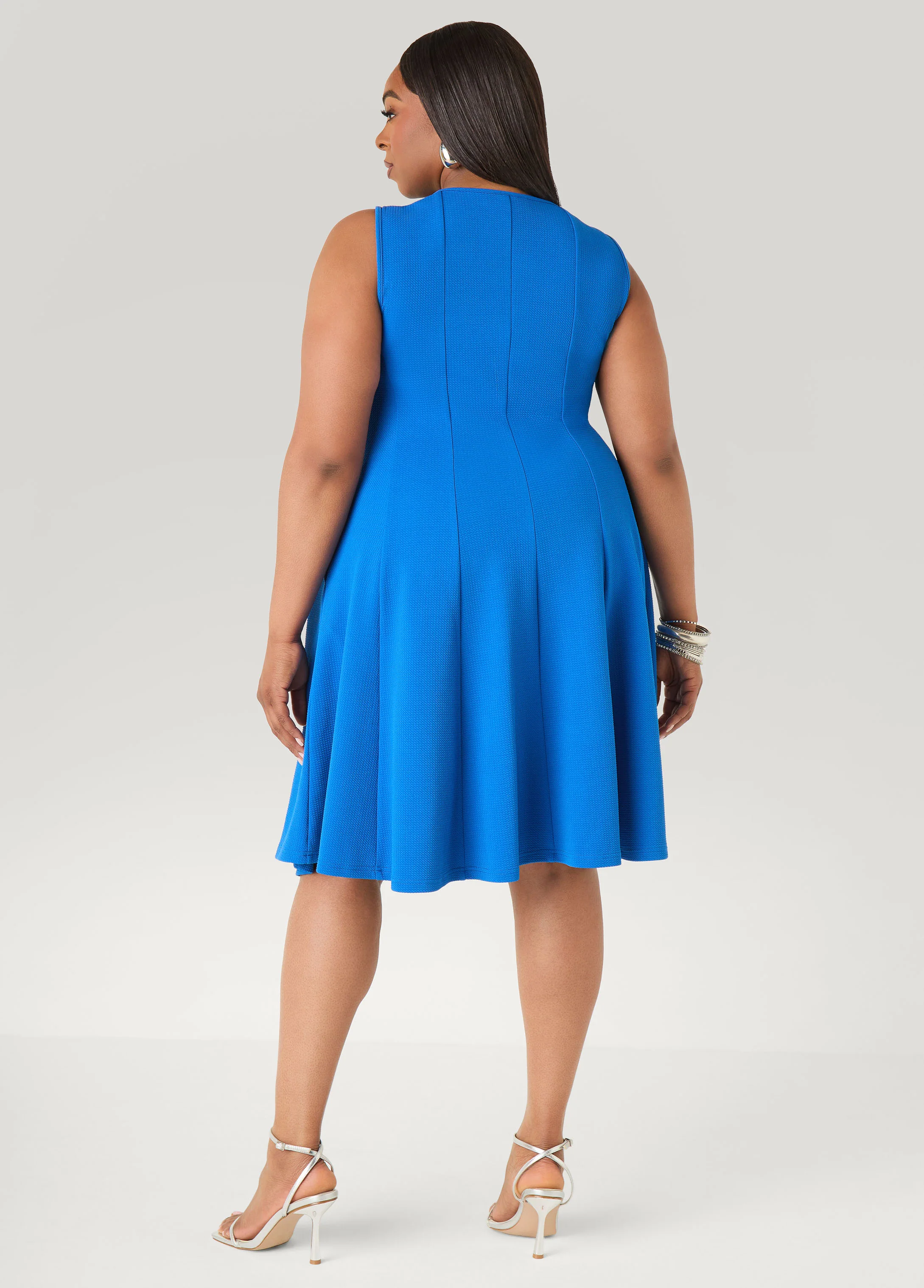 Embellished A Line Dress - Image 2