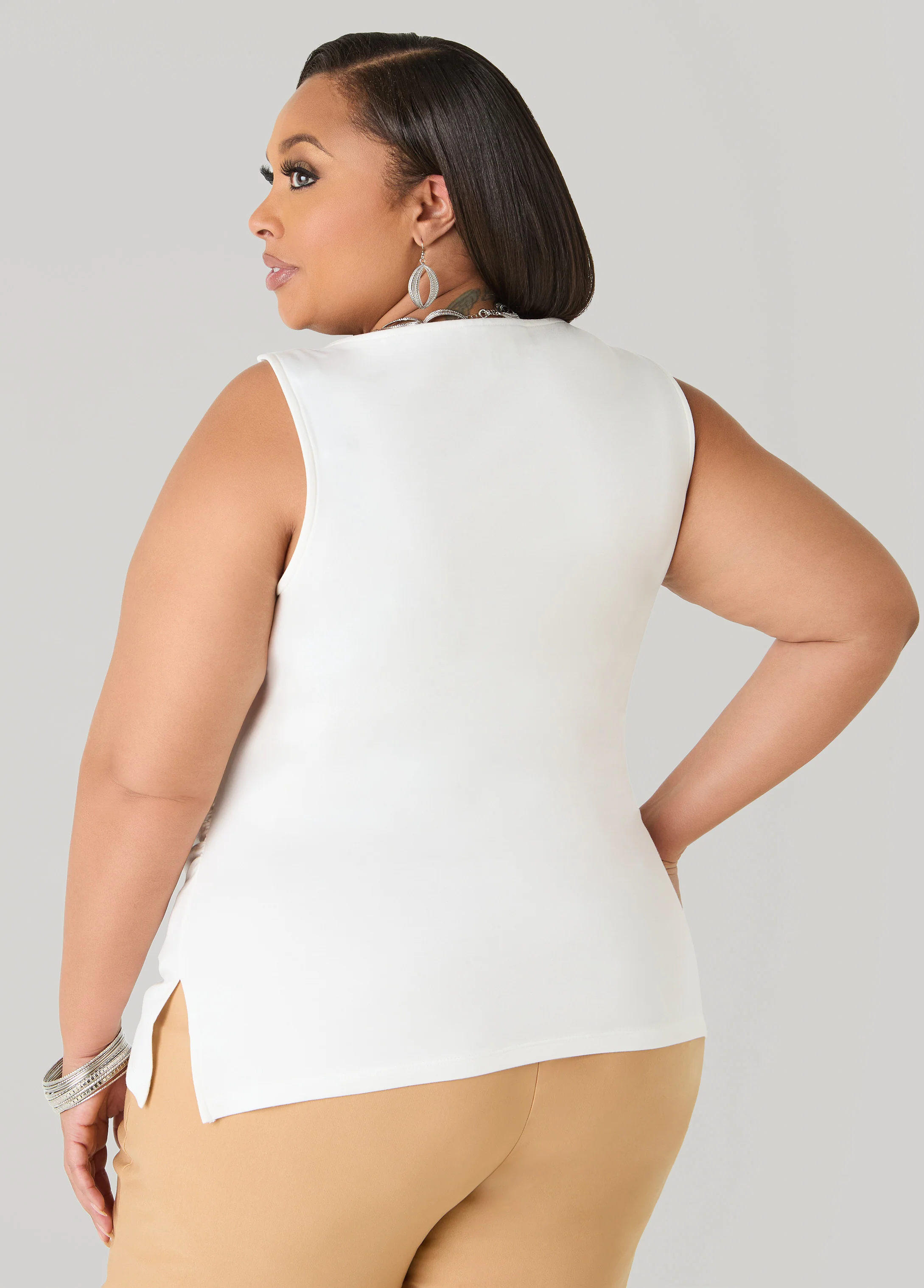 Ruched Ponte Top - Image 2
