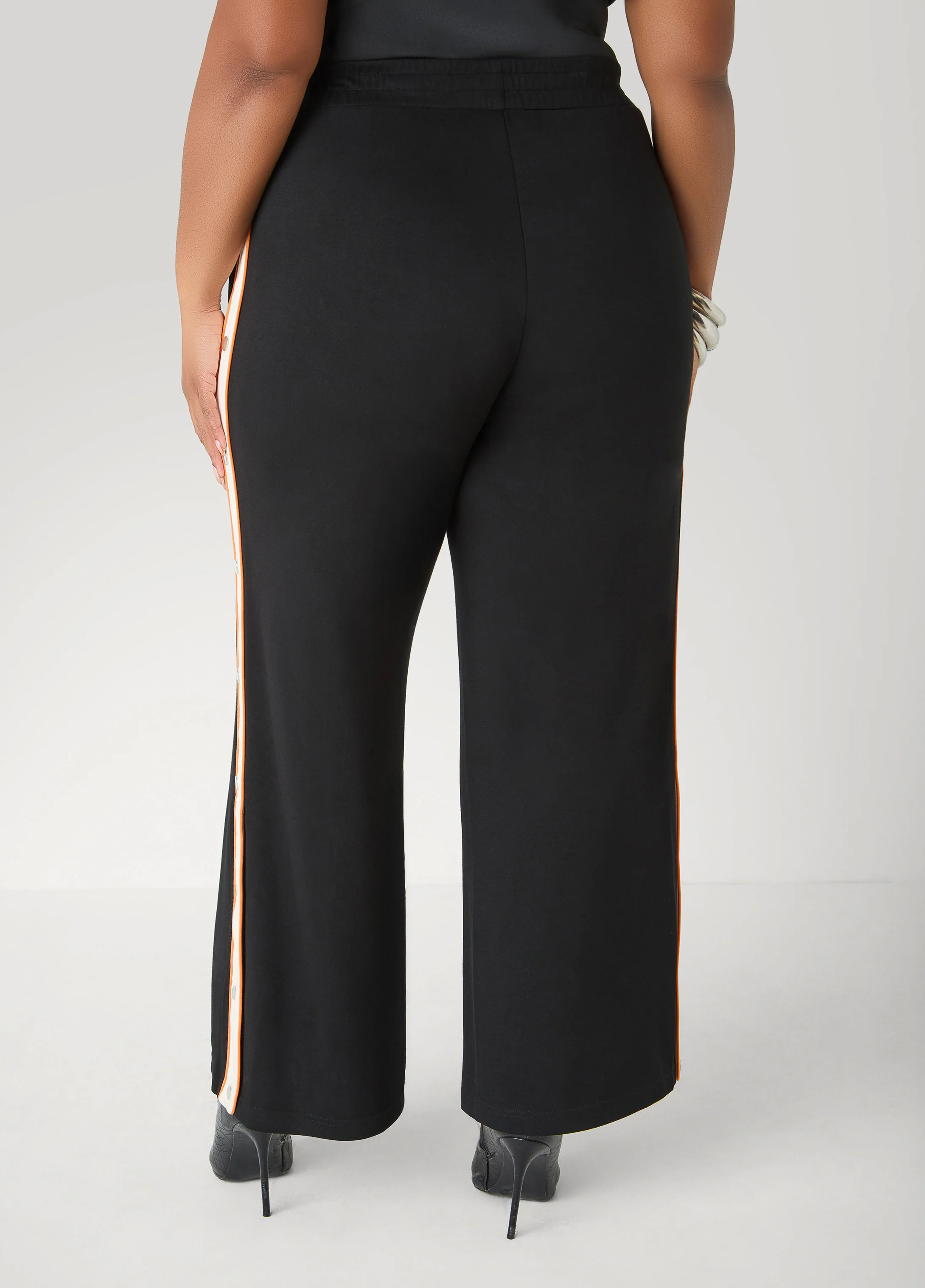 Snap Detailed Jersey Track Pants - Image 7