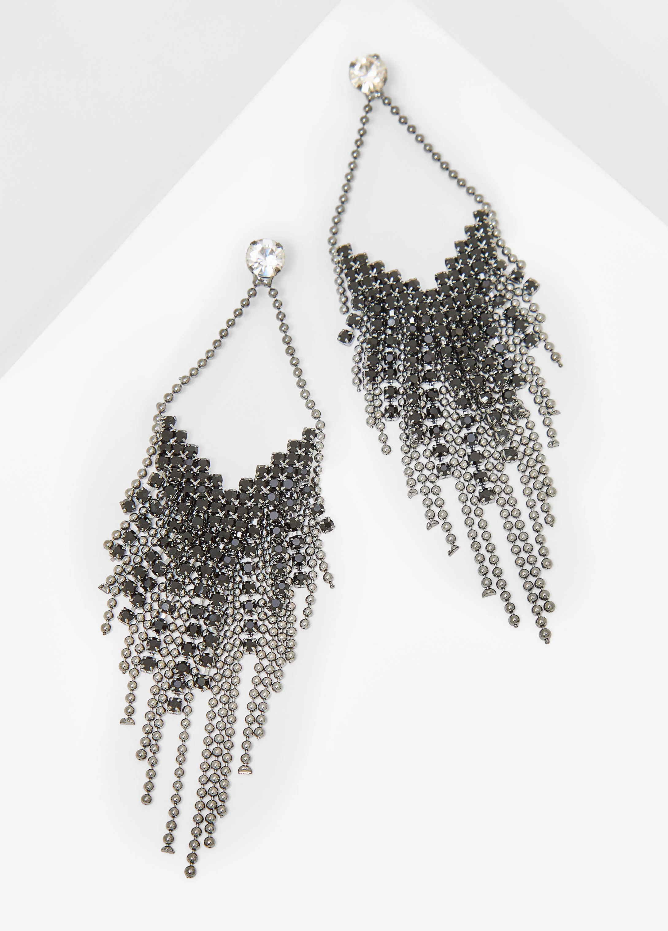 Crystal Chandelier Earrings - Image 2