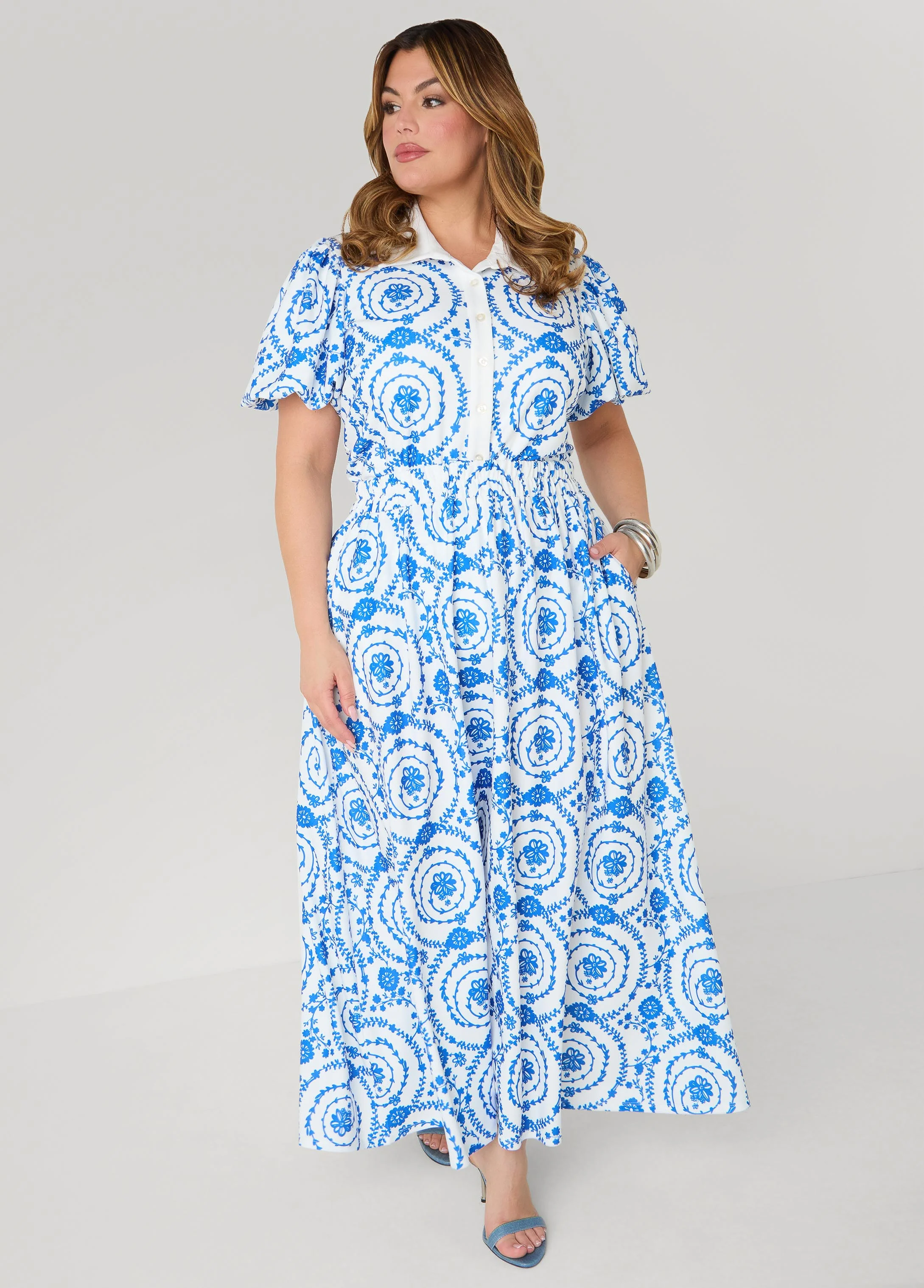 Floral Print Maxi Skirt - Image 3