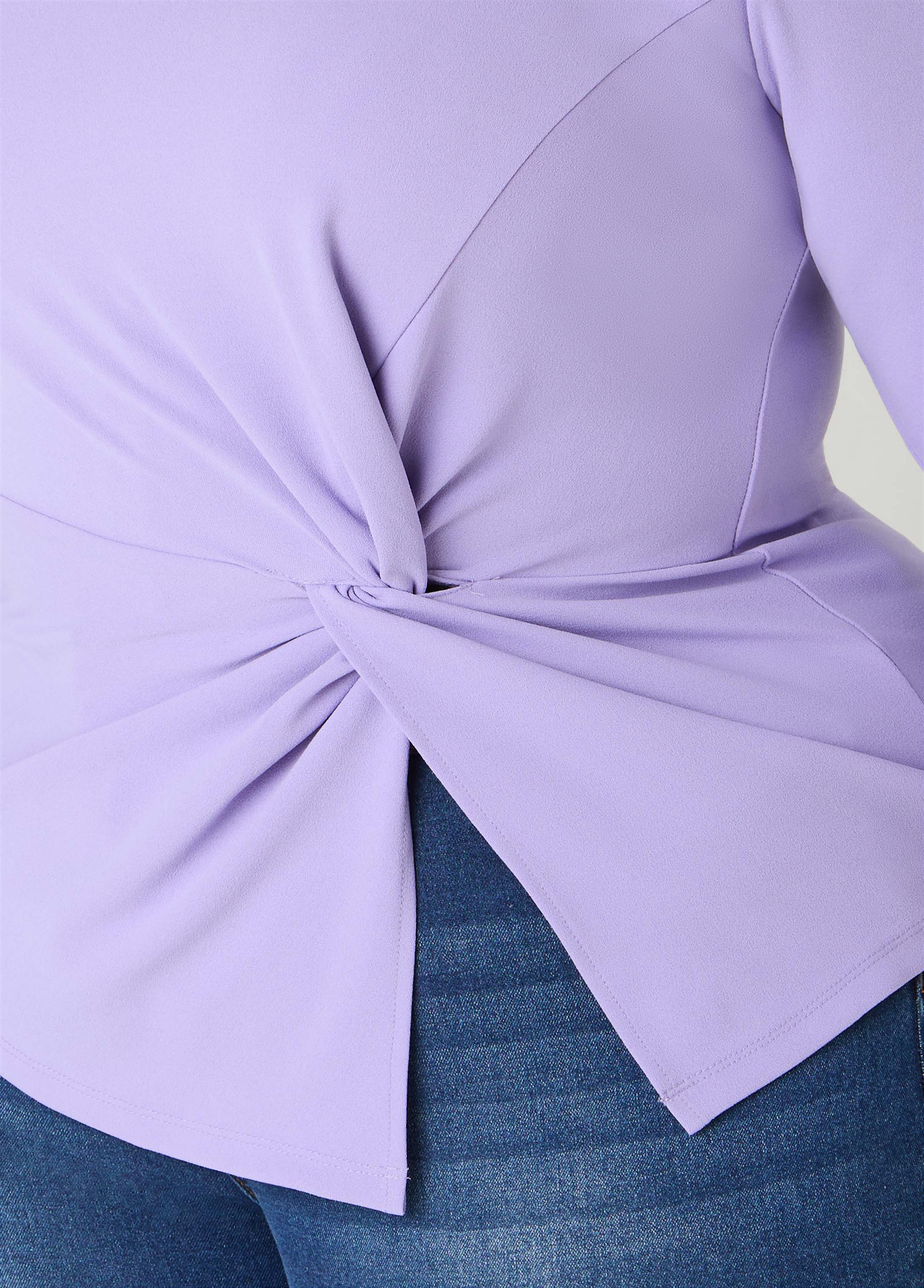 Knotted Boat Neck Top - Image 15