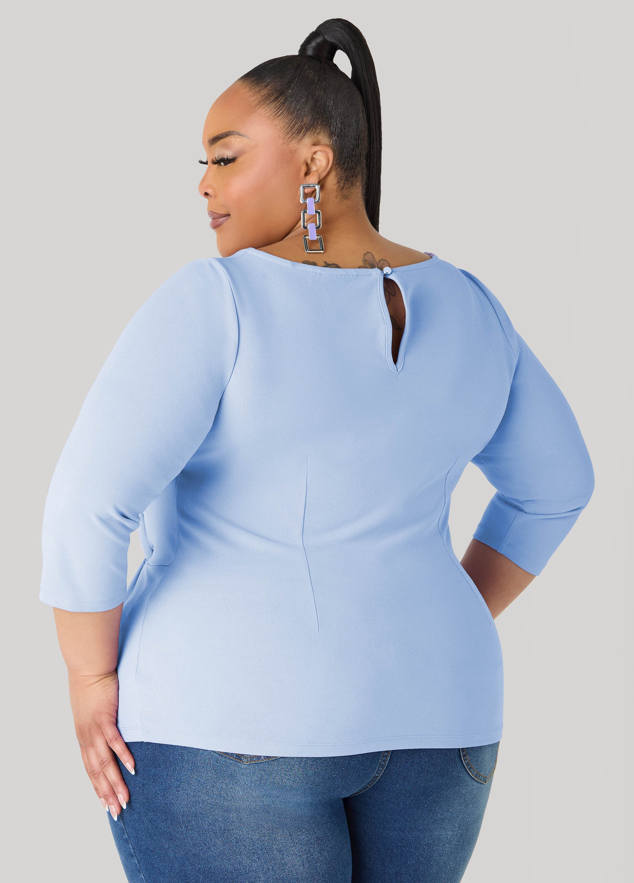 Knotted Boat Neck Top - Image 6