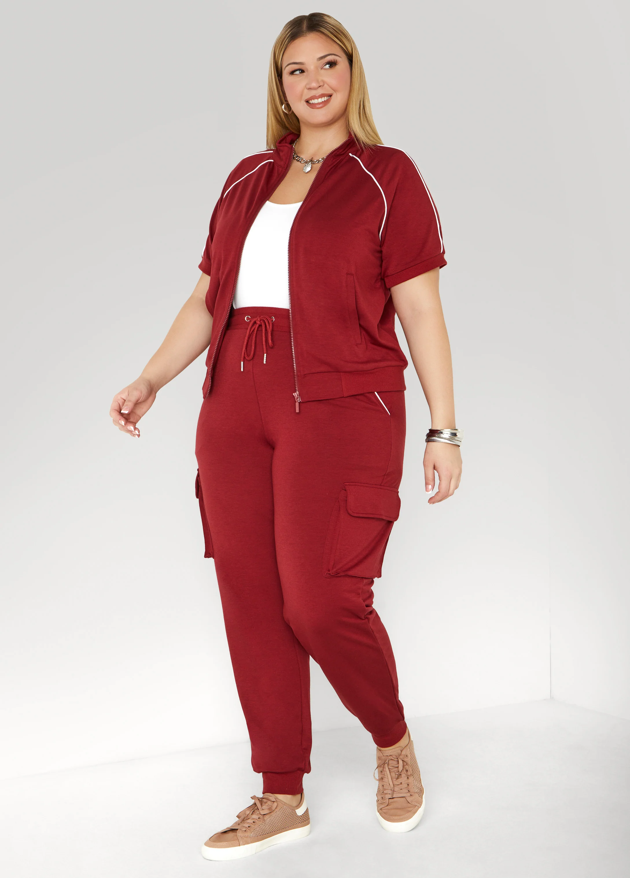 Piped French Terry Jacket - Image 6