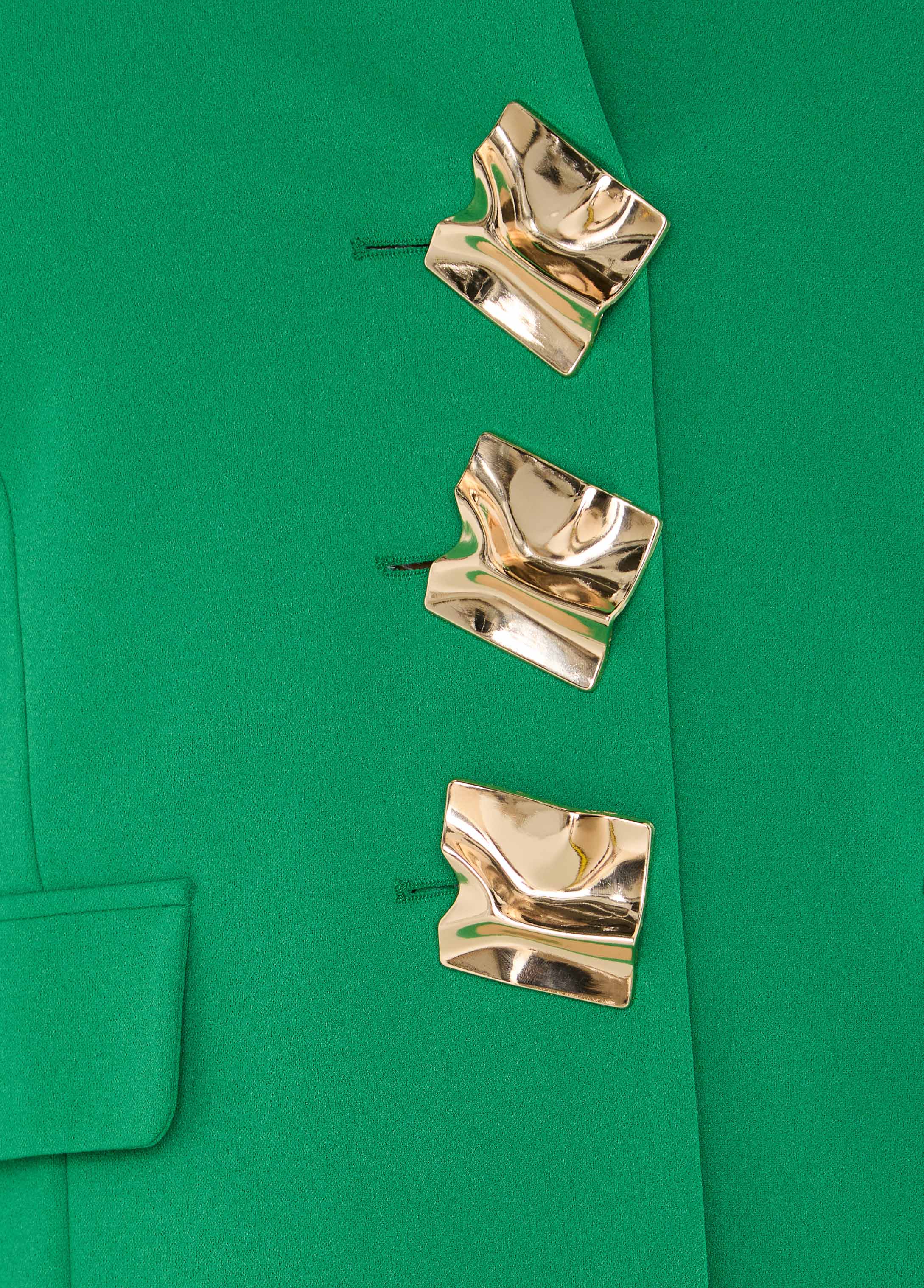 Hammered Button Blazer - Image 7