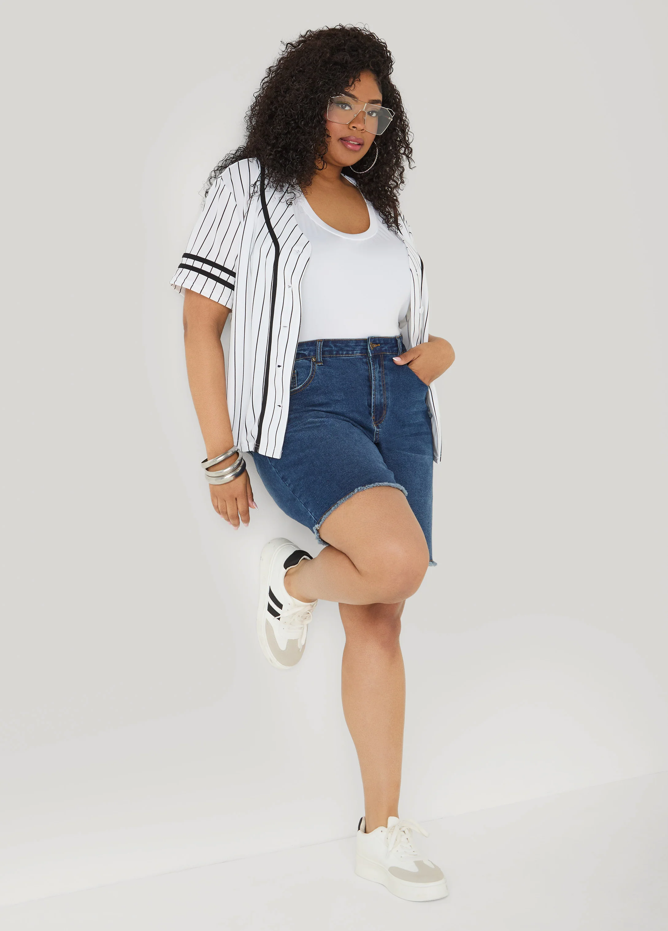 Striped Baseball Jersey - Image 3