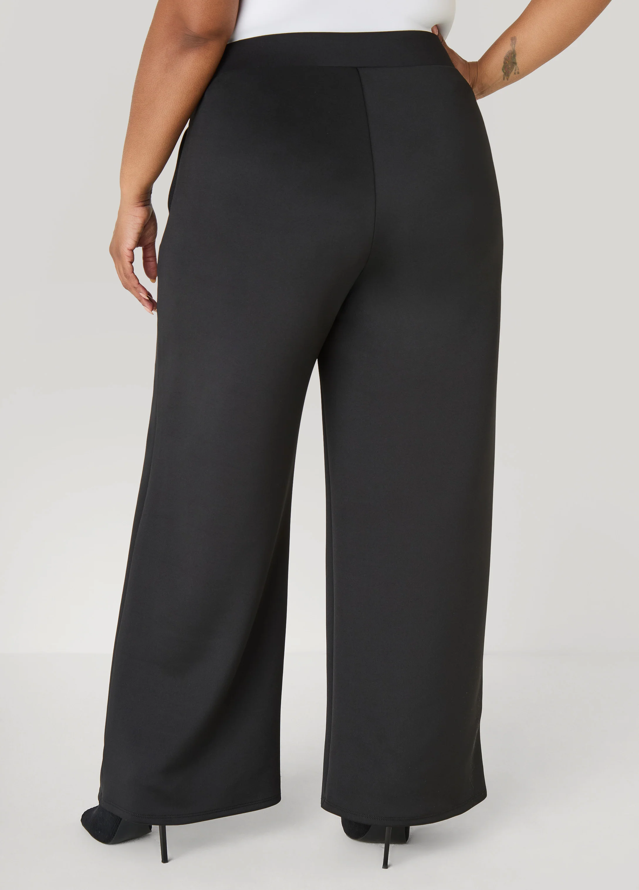 Striped Wide Leg Track Pants - Image 2