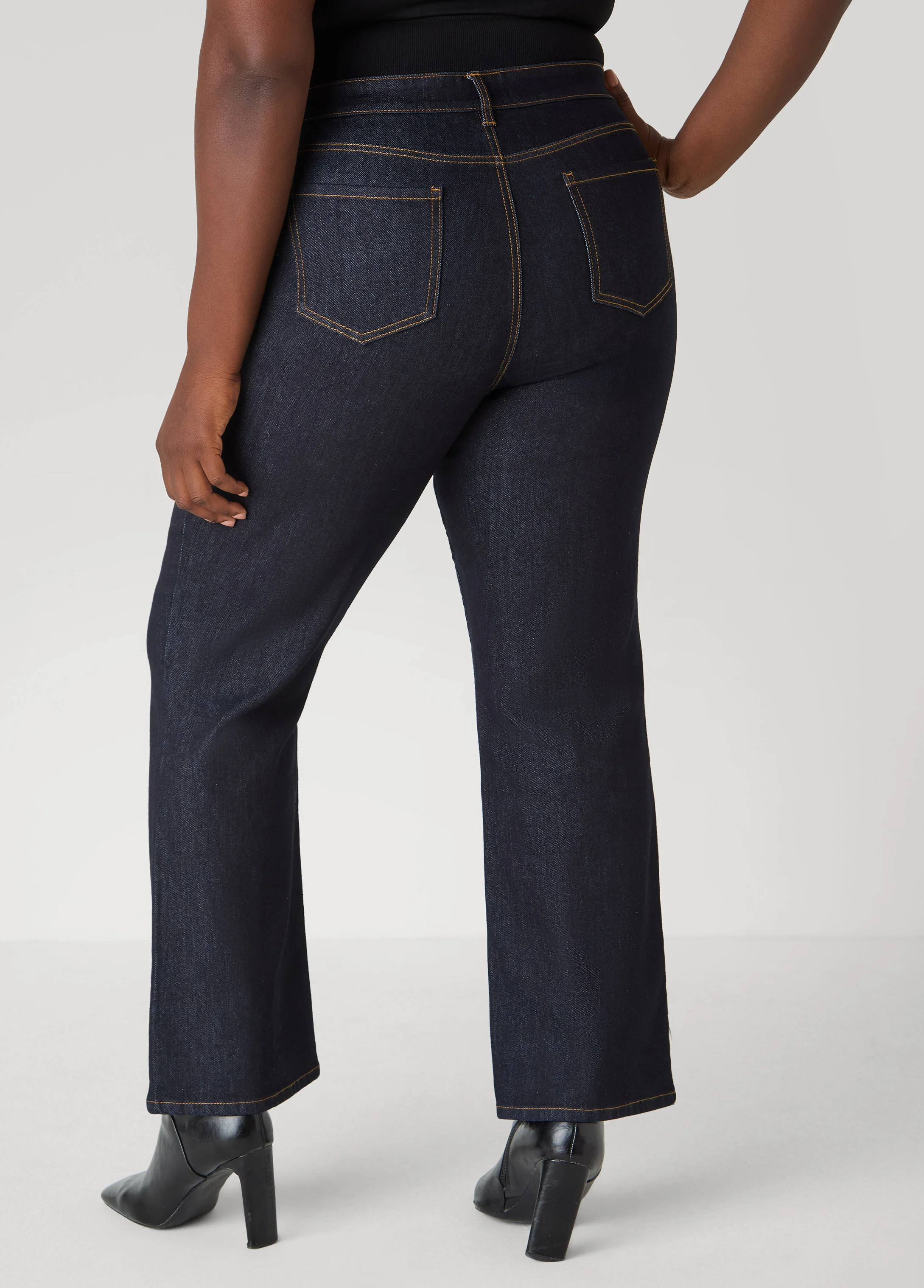 Studded Straight Leg Jeans - Image 2