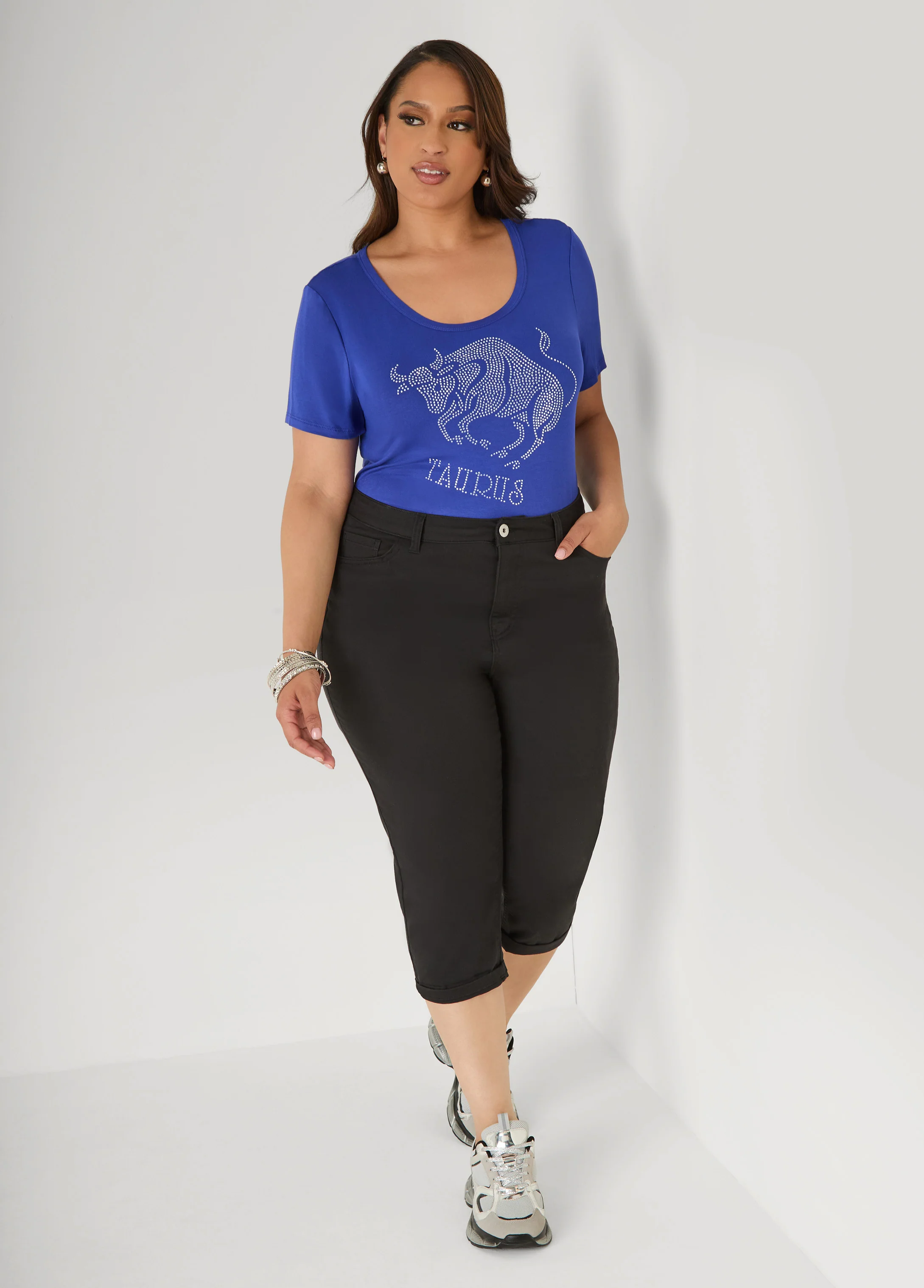 Taurus Crystal Tee - Image 3