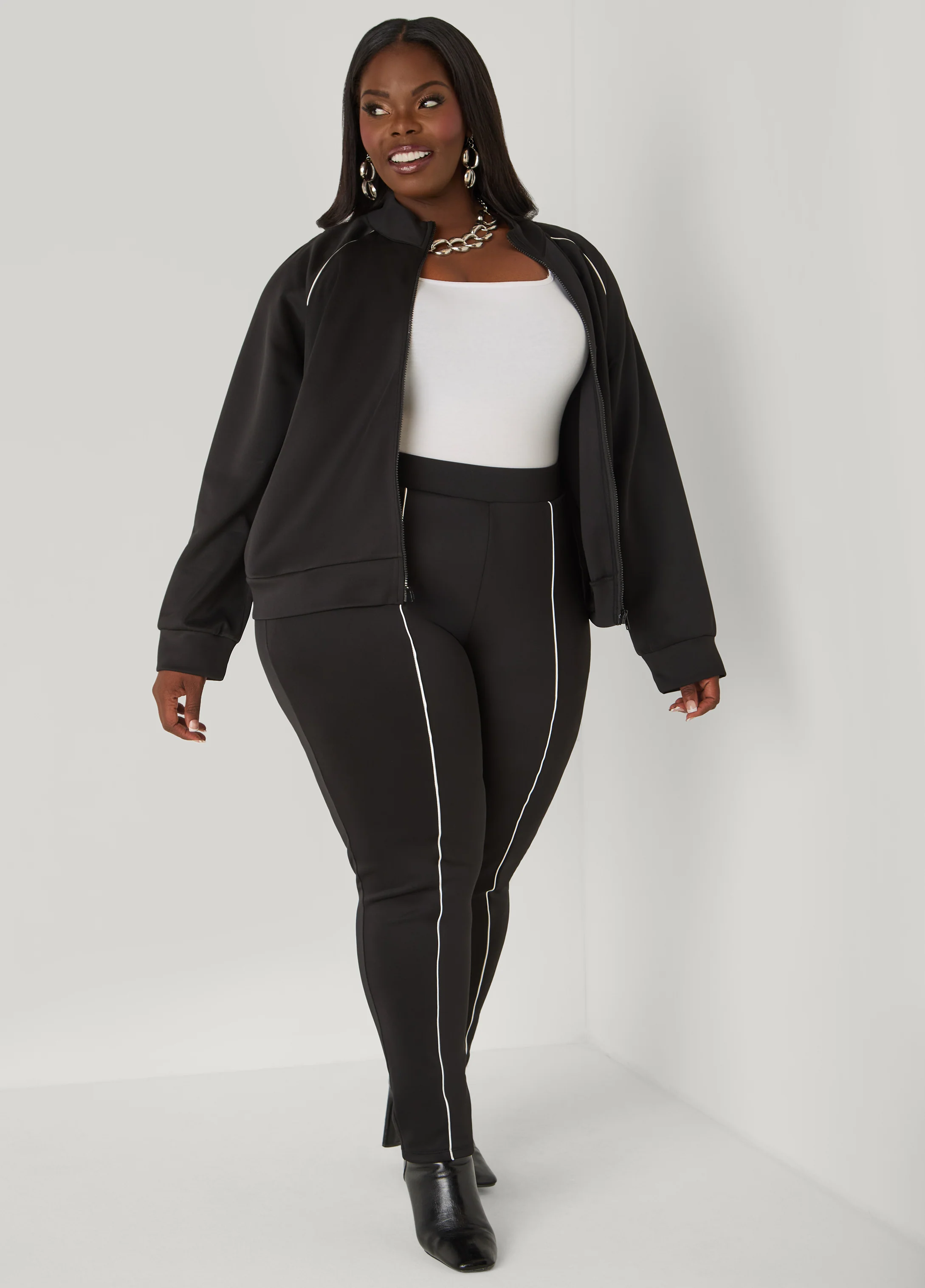 Piped Track Jacket - Image 3