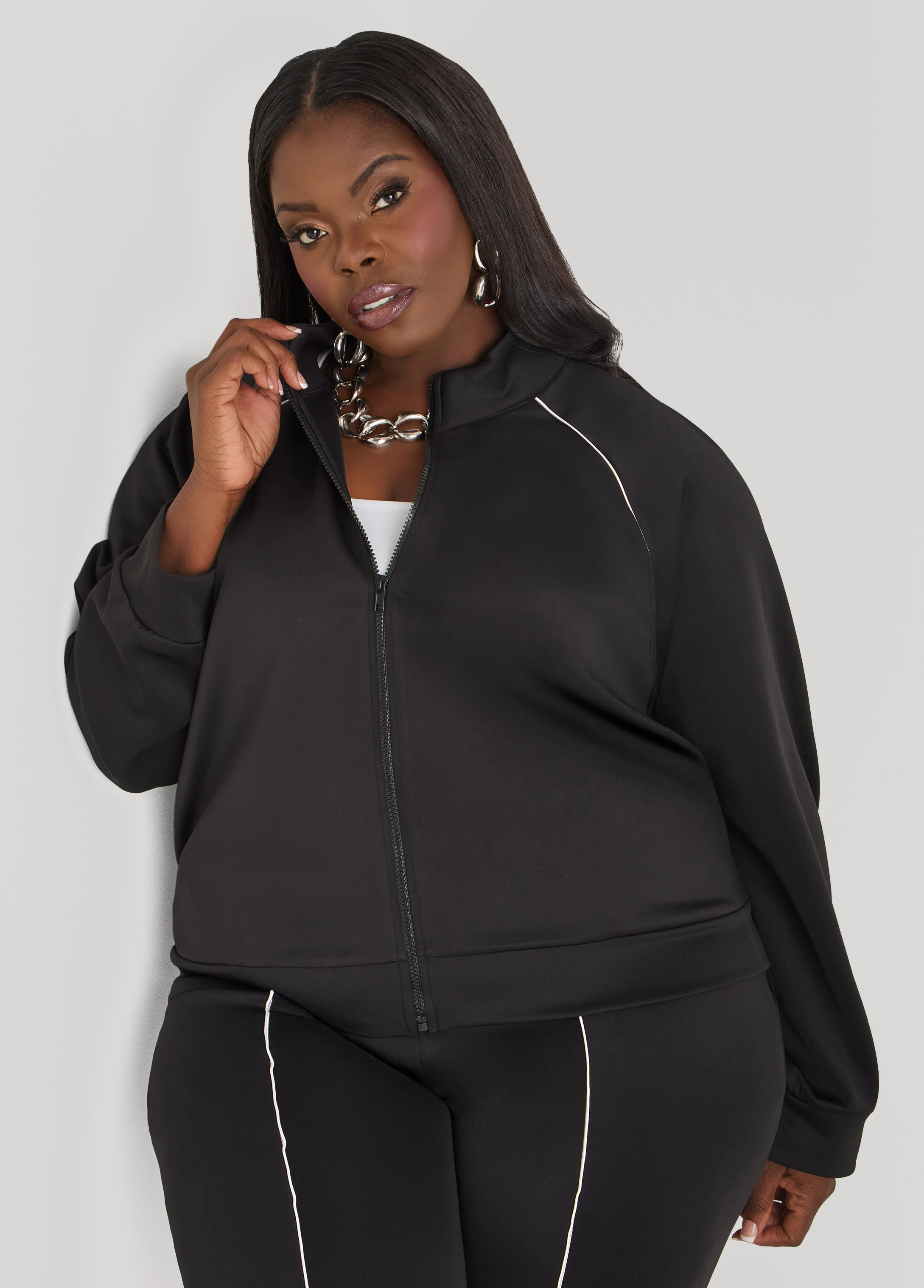 Piped Track Jacket - Image 4