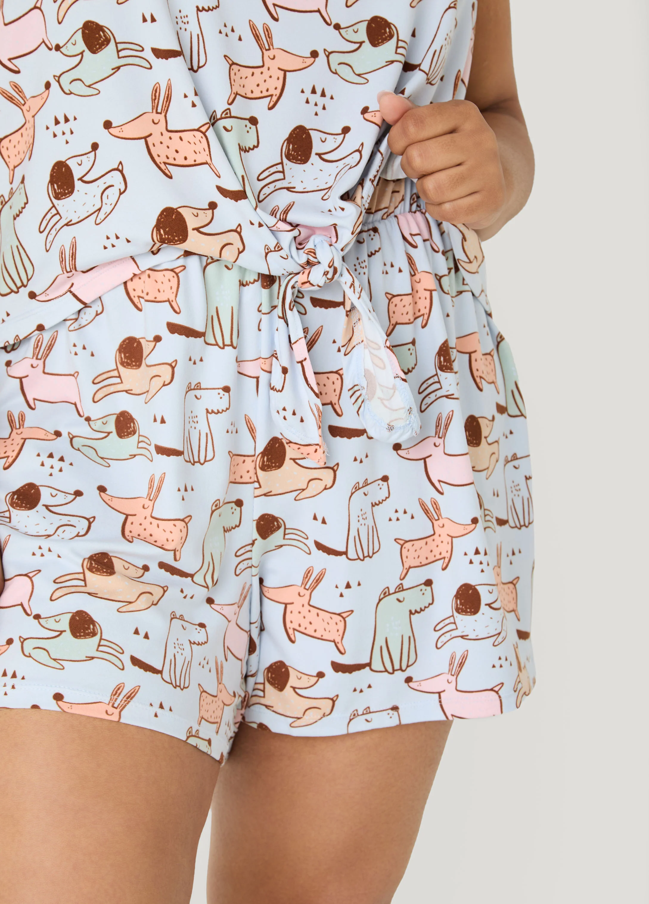 Moon To Noon Puppy PJs Short Set - Image 4