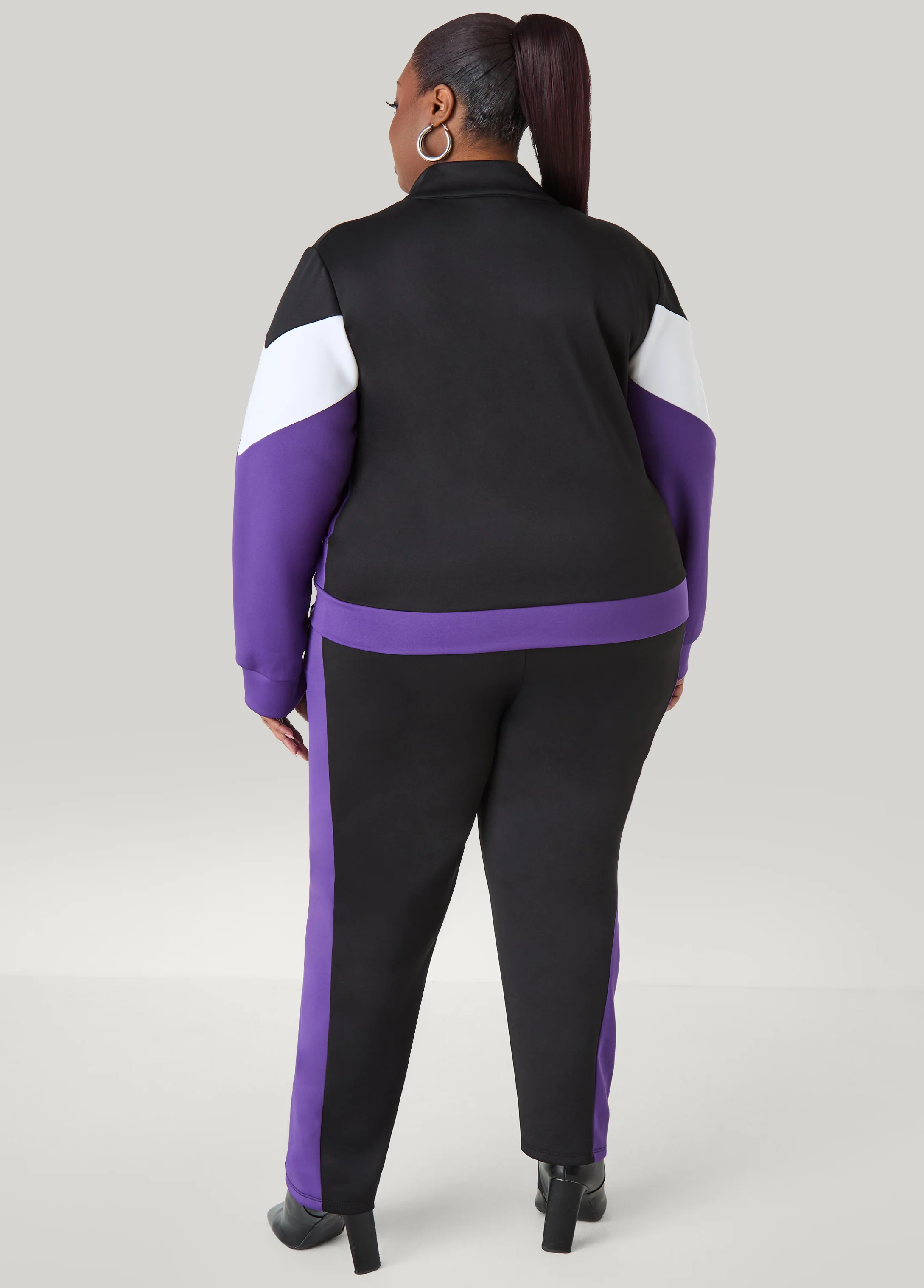 Zip Front Colorblock Track Jacket - Image 6