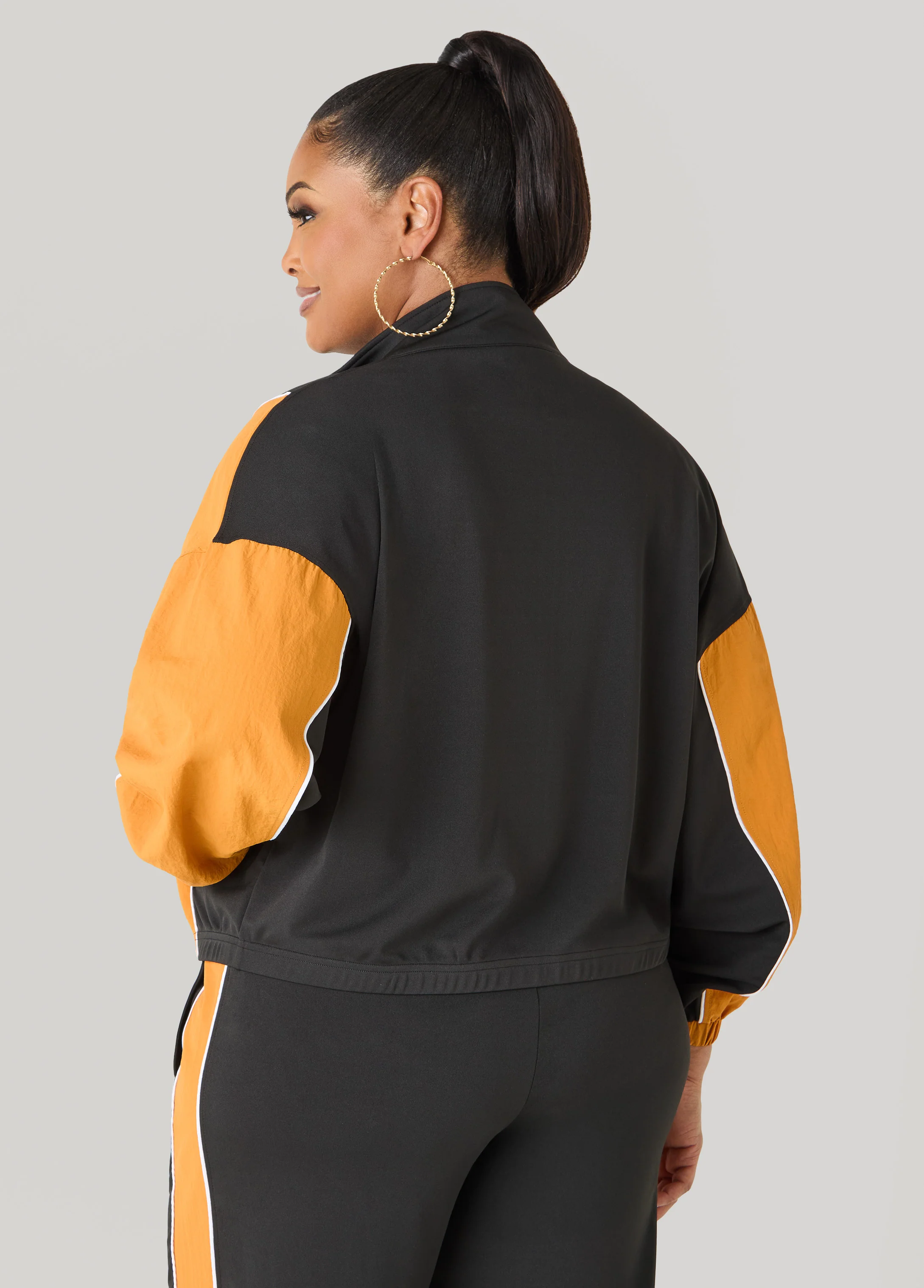 Paneled Two Tone Jacket - Image 2
