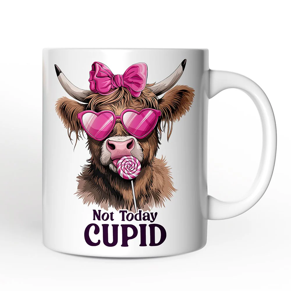 Not Today Cupid Ceramic Mug - Image 2