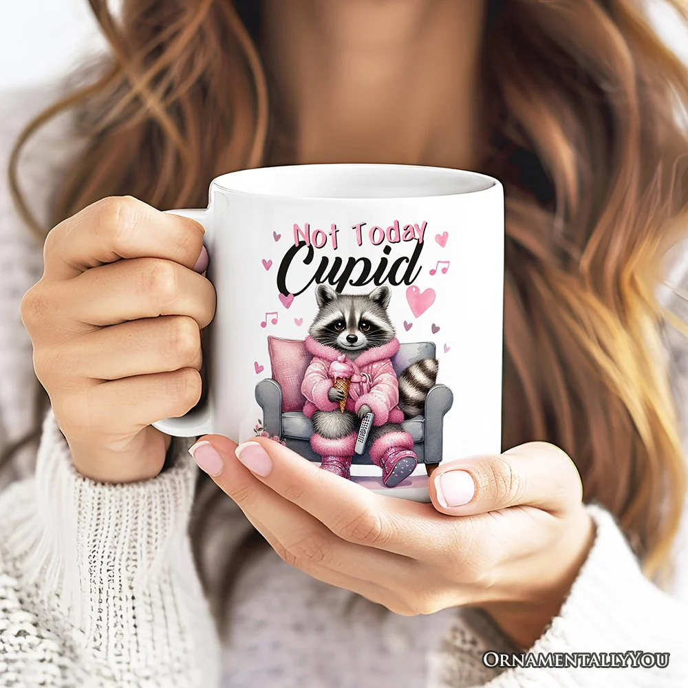 Not Today Cupid Ceramic Mug - Image 3