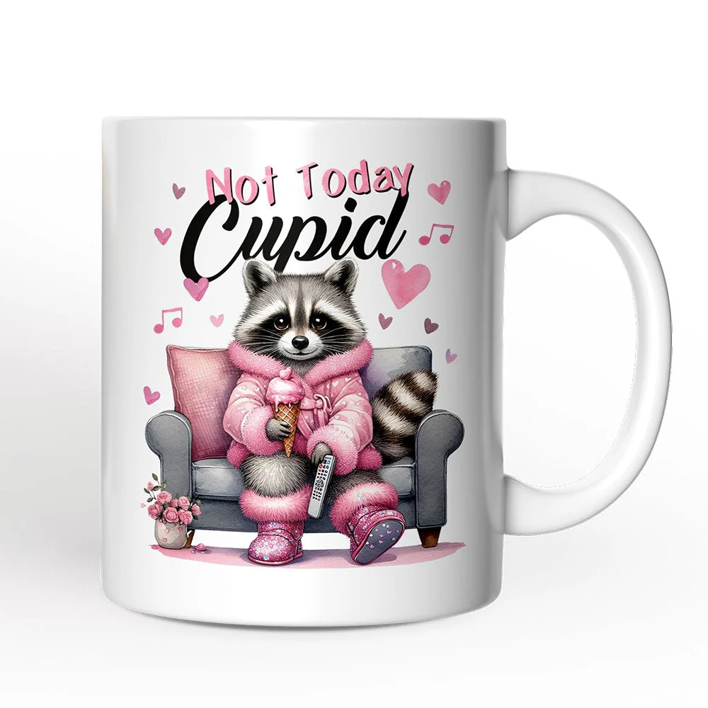 Not Today Cupid Ceramic Mug - Image 5
