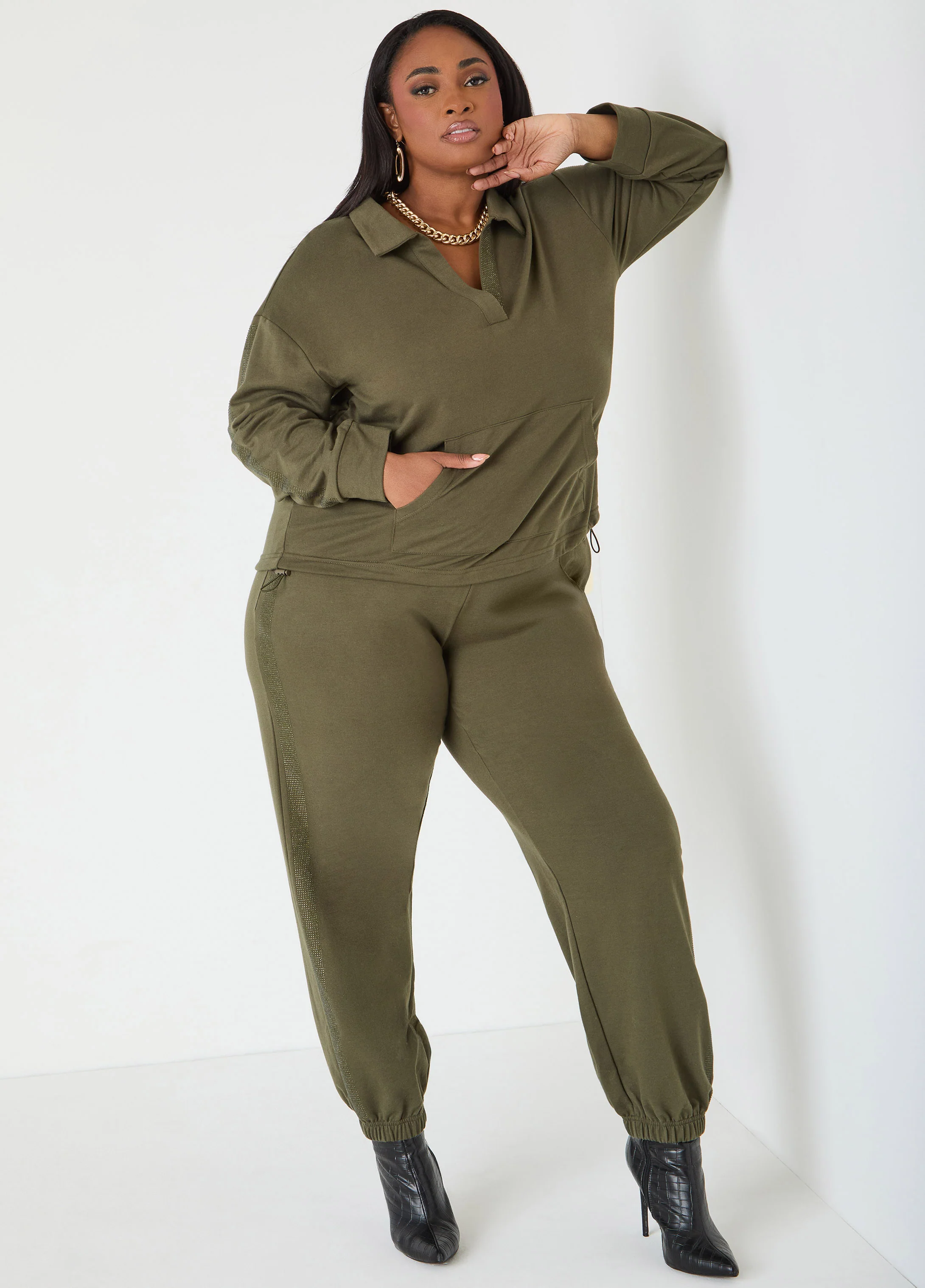 Crystal V Neck Pullover - Image 8