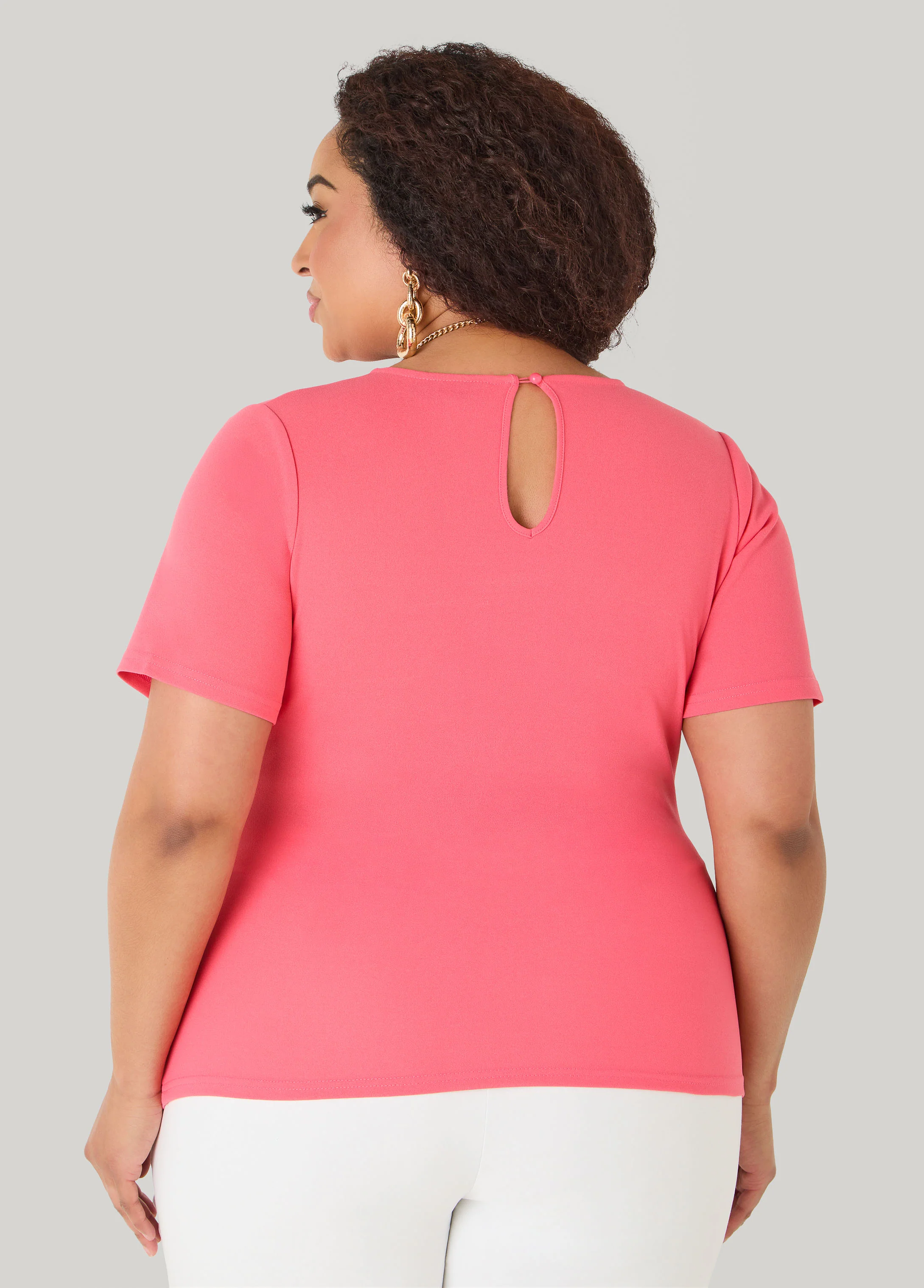 Embellished Faux Wrap Top - Image 10