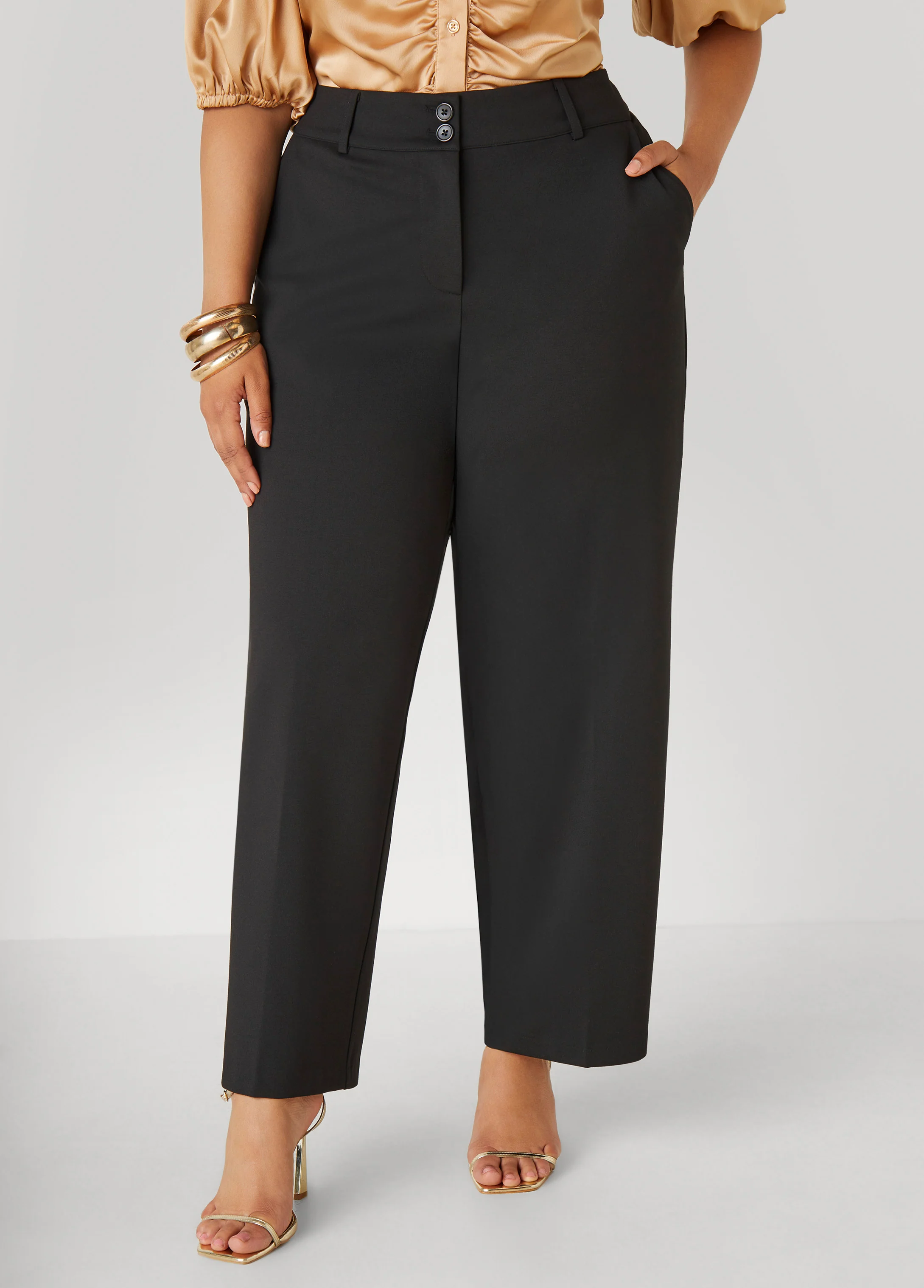 Straight Leg Trousers - Image 2