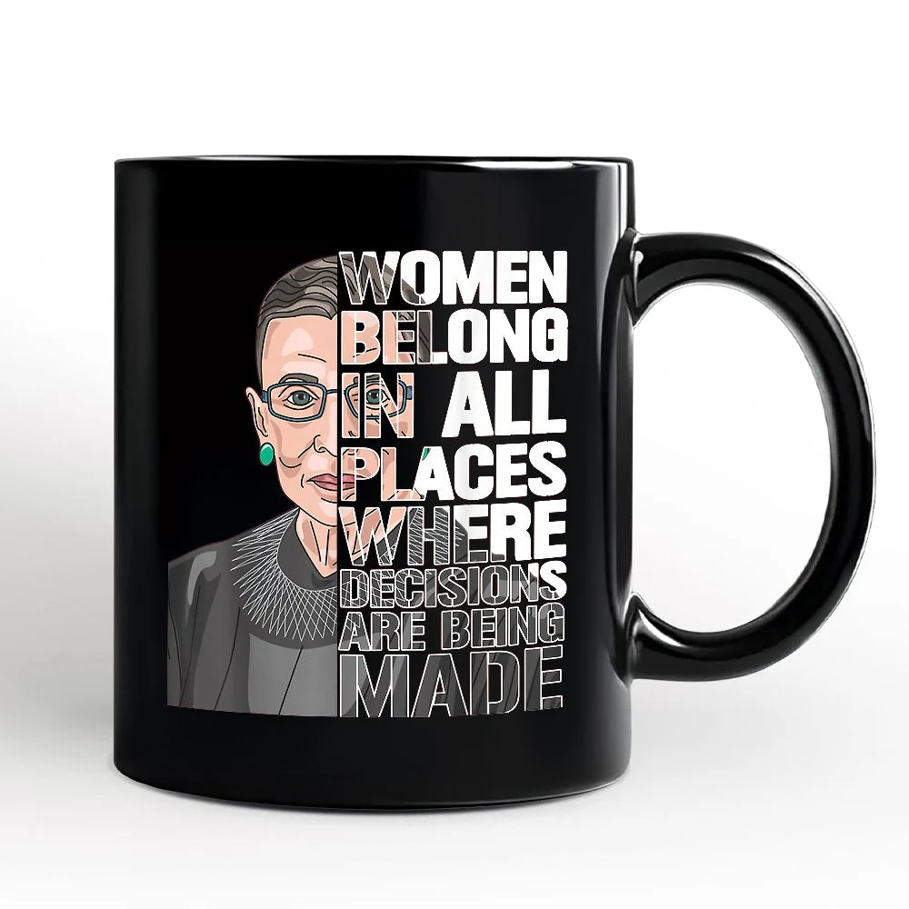 Women Belong in All Places Mug - Image 2