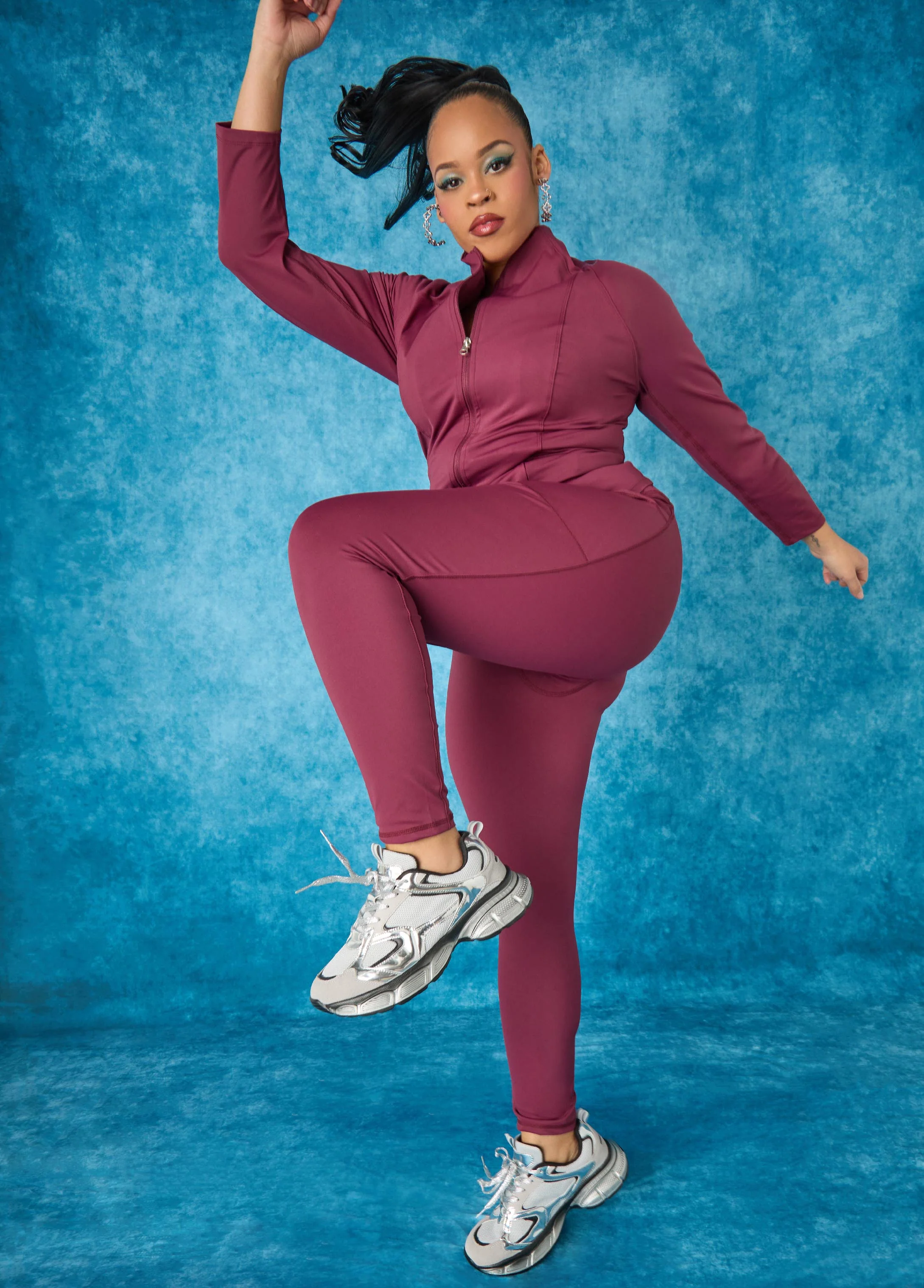 Zip Front Athletic Jacket - Image 6